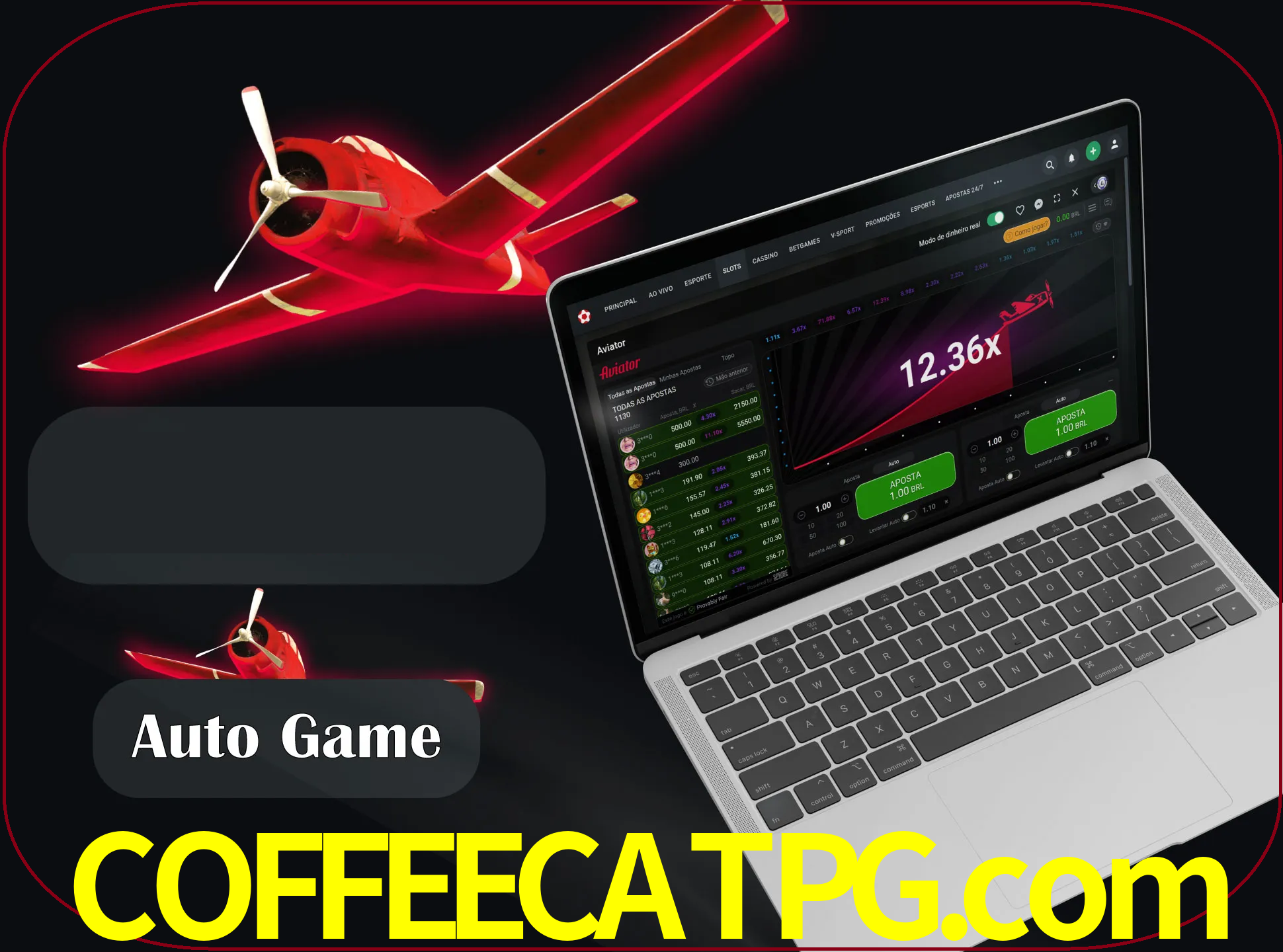 No modo automático, os jogos apostam e sacam seu dinheiro automaticamente.