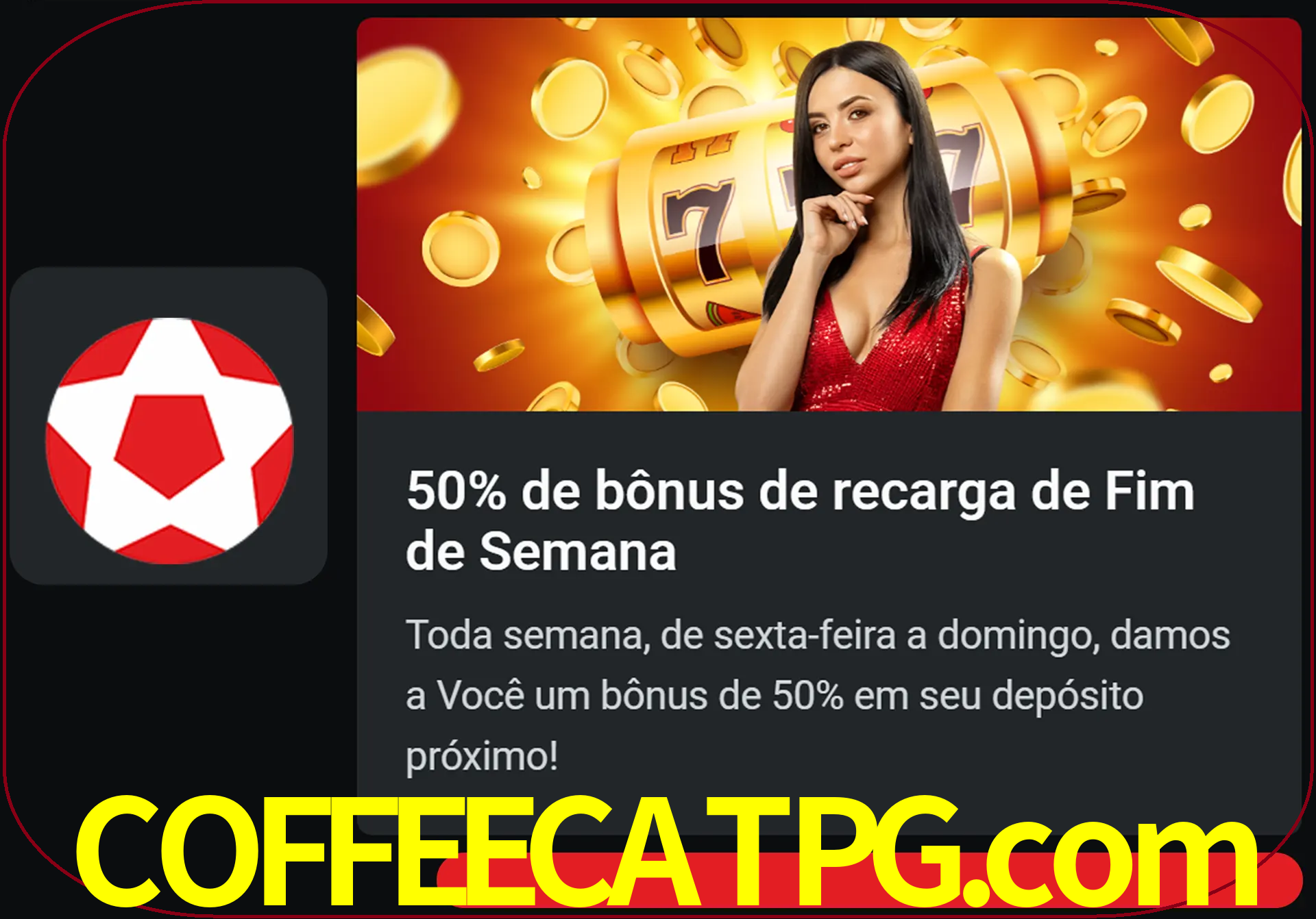 Volte a cada semana para receber novos bônus em dinheiro.