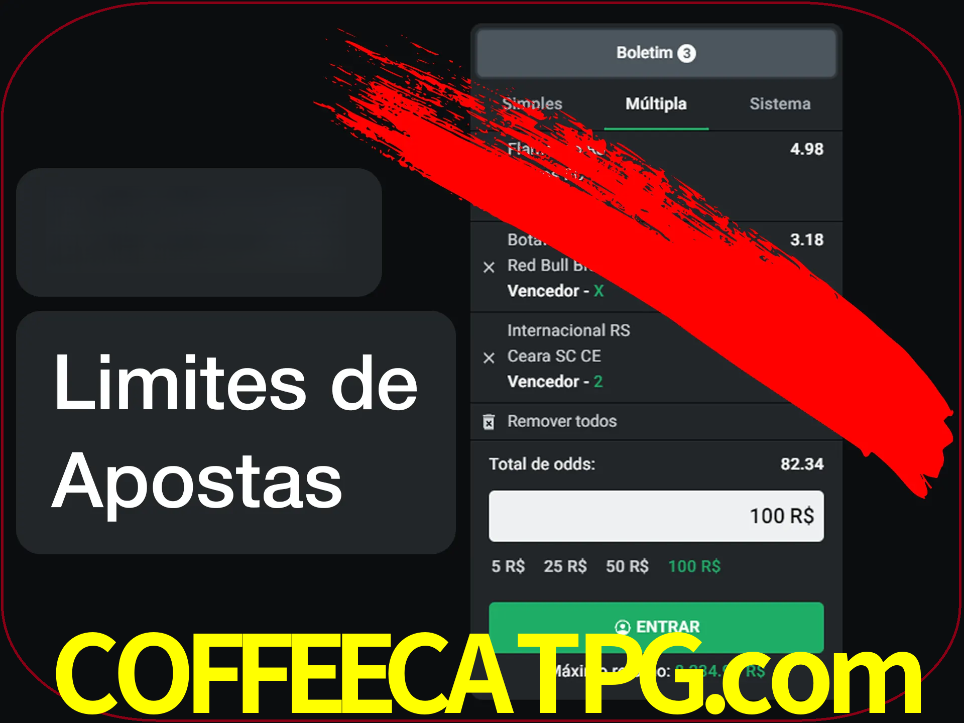 Não faça apostas loucas.