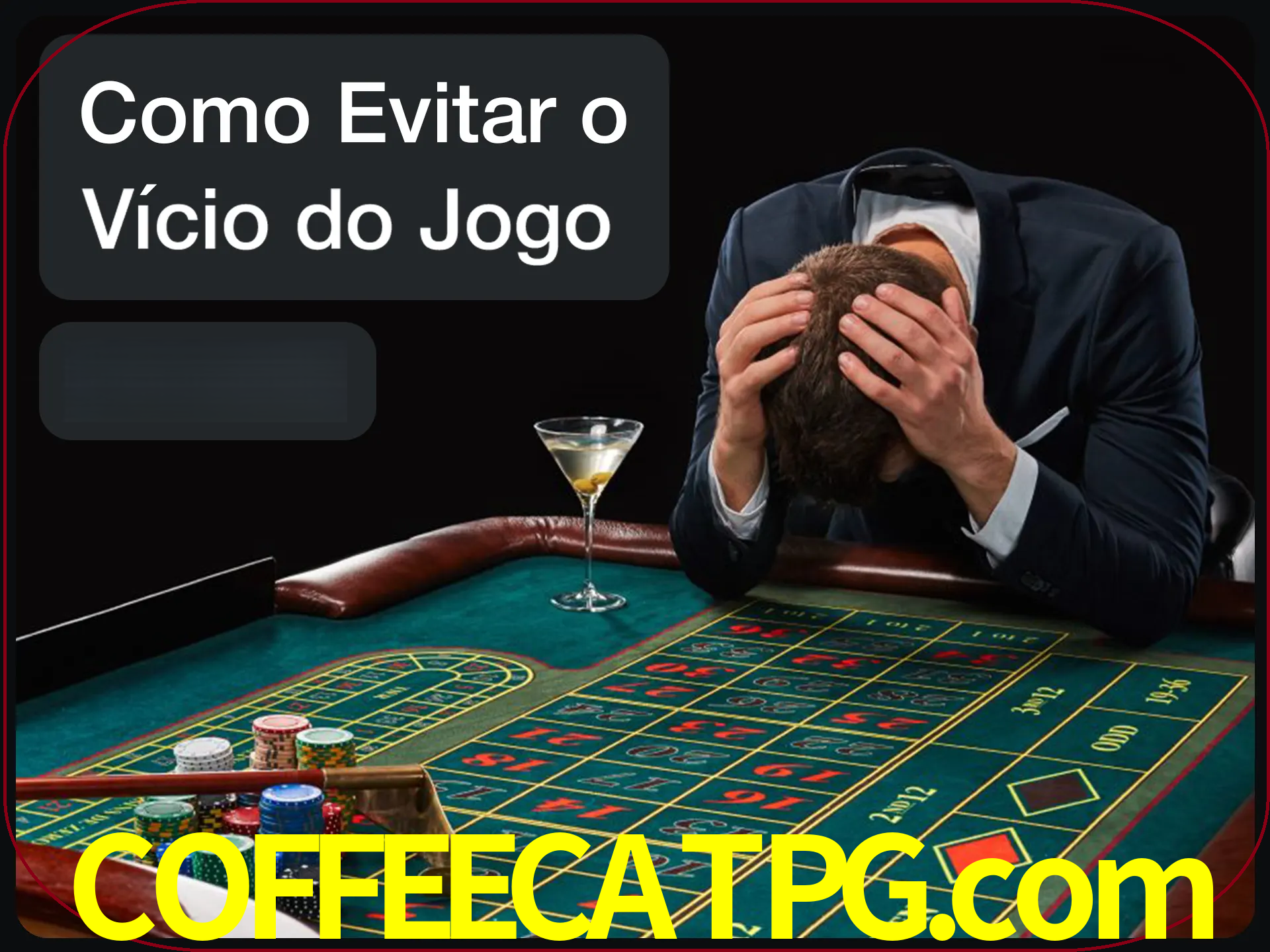 Você é responsável por cada uma de suas apostas.